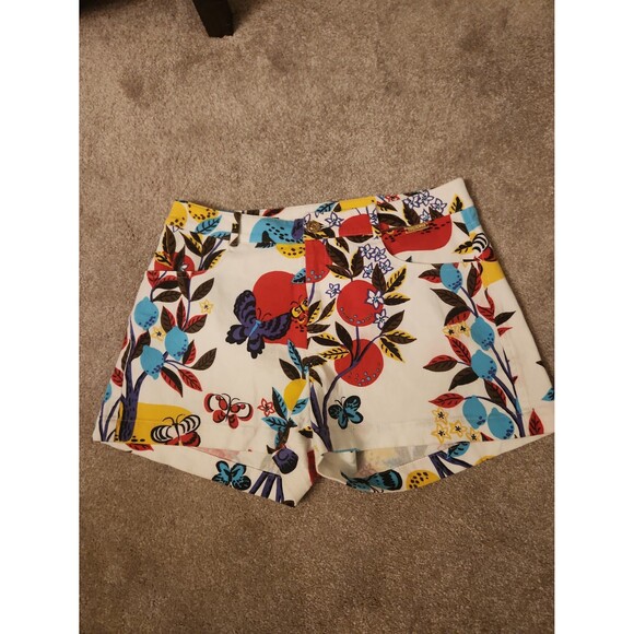 St. John Sport by Marie Gray Floral Print Shorts Size 6 or S - Picture 1 of 10